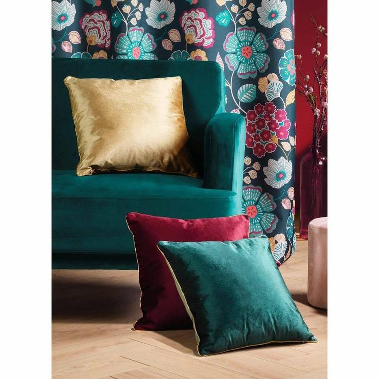 Douceur d'intérieur, błyszcząca poduszka dekoracyjna, Noria, 45-45 cm