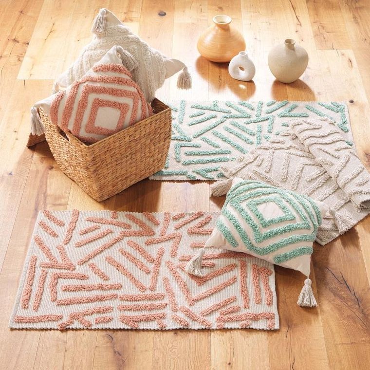 Douceur d'intérieur, dywanik łazienkowy z pikowanym wzorem, Athena, 60-90 cm