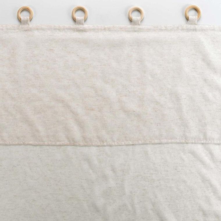 Douceur d'intérieur, firanka z falbaną, Norine, 140-240 cm