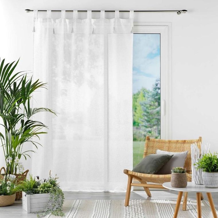 Douceur d'intérieur, firanka z ozdobnymi pomponami, Dalila, 140-240 cm