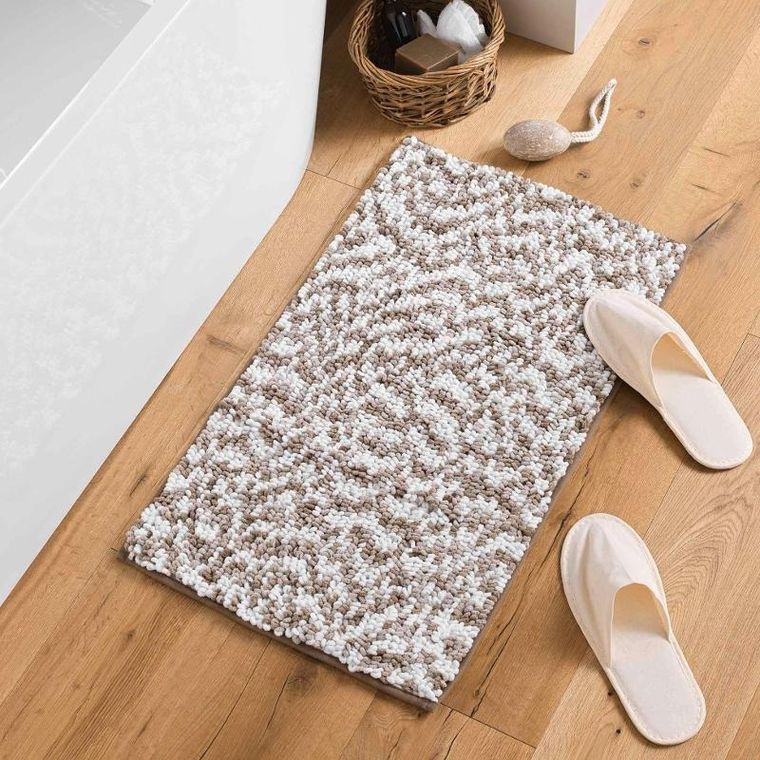 Douceur D'intérieur, Friza, dywanik łazienkowy z mikrofibry, 45-75 cm