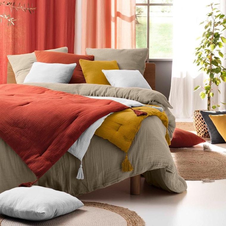 Douceur d'intérieur, komplet muślinowej pościeli, Angelia, 240-220 cm