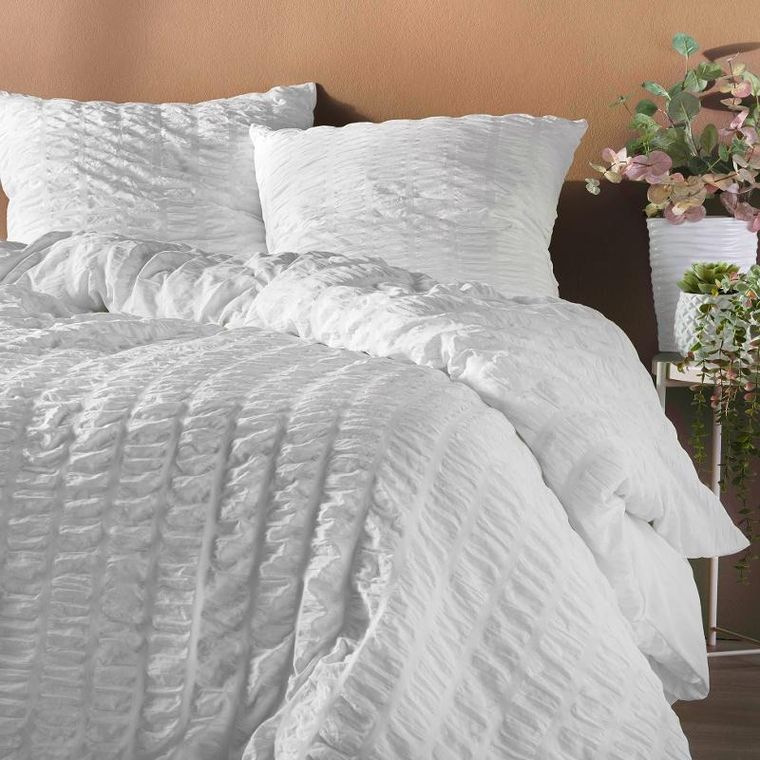 Douceur d'intérieur, komplet pościeli z mikrofibry pościelowej, Plissia, 240-220 cm