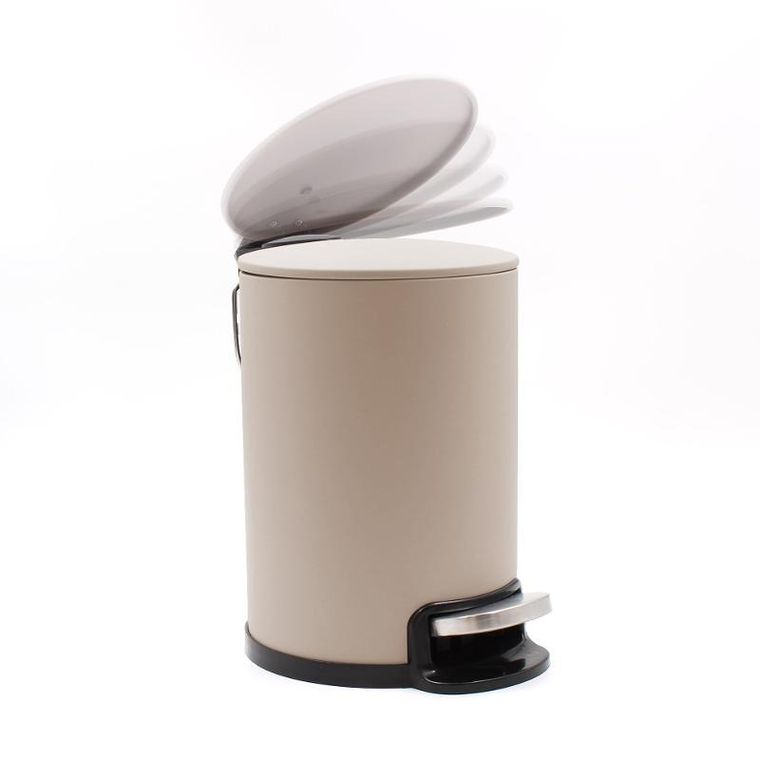 Douceur d'intérieur, łazienkowy kosz na śmieci z cichym domykaniem, 3 l, Metaline