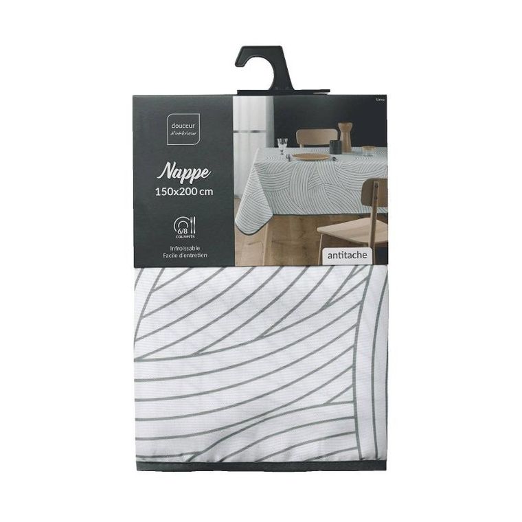 Douceur d'intérieur, Linea, obrus poliestrowy, nadruk, 150-200 cm