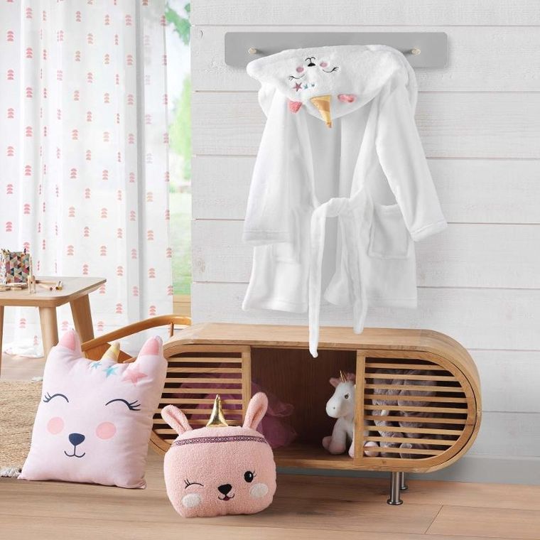 Douceur d'intérieur, poduszka przytulanka z uszkami, Etoiline, 30-30 cm