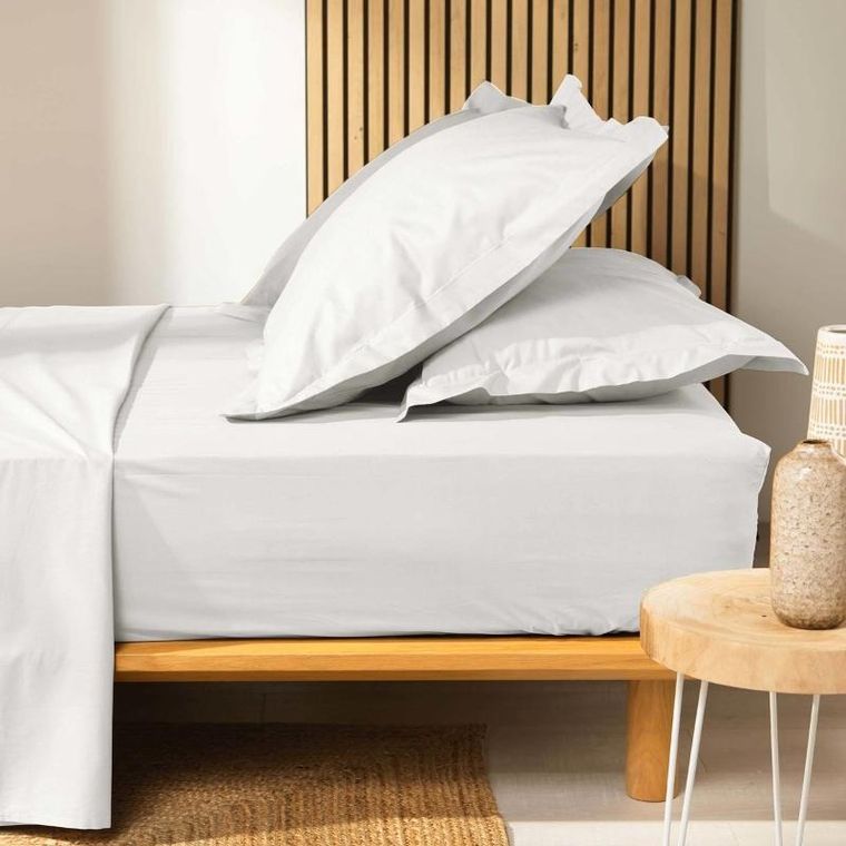 Douceur d'intérieur, podwójne prześcieradło z organicznej bawełny, Biolina, 140-190 cm