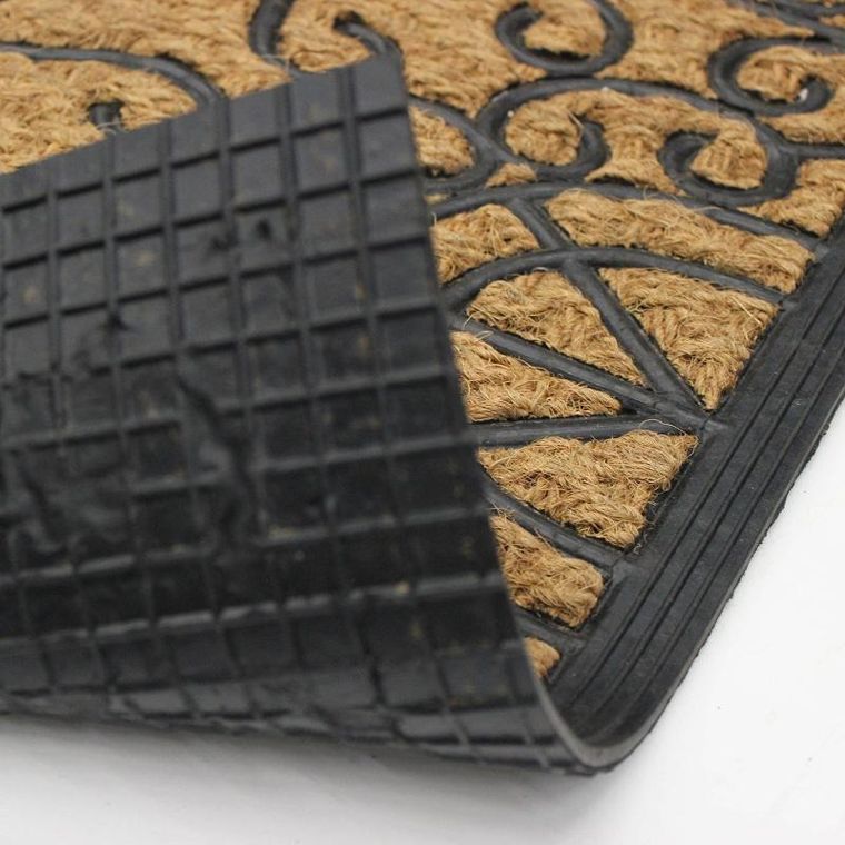 Douceur d'intérieur, prostokątna wycieraczka z włóknem kokosowym, Marquis, 45-75 cm