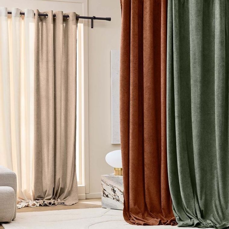 Douceur D'intérieur, Winona, zasłona z przelotkami, 140-260 cm