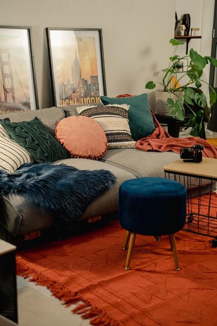 Douceur d'intérieur, żakardowy dywanik z frędzlami, Cilaos, 120-170 cm