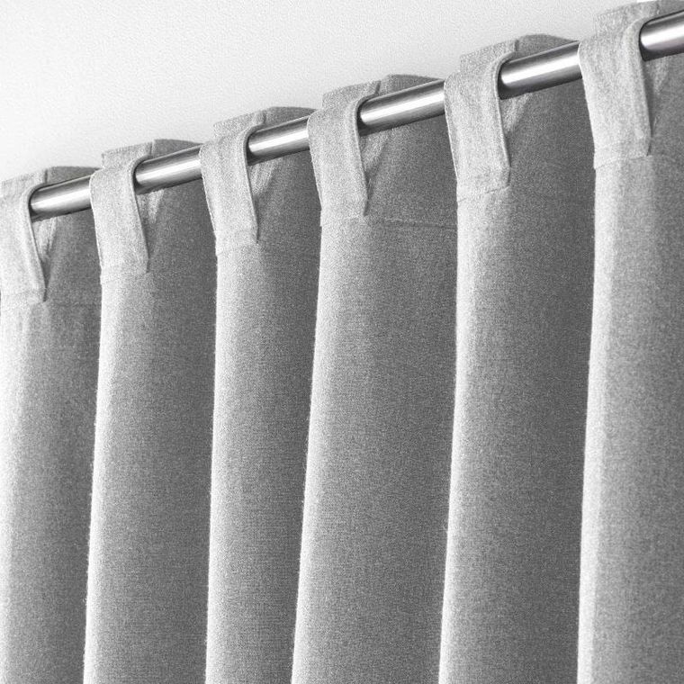 Douceur d'intérieur, zasłona na taśmie, Mistraline, bawełna z recyklingu, 140-240 cm