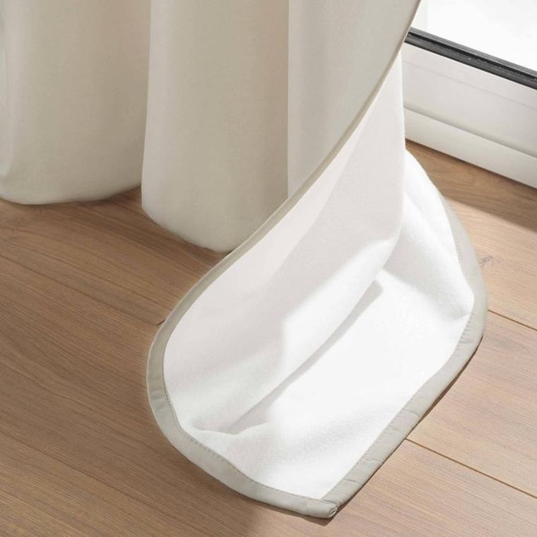 Douceur d'intérieur, zasłona termiczna na przelotkach, warstwa podwójnego polaru z mikrofibry, 135-260 cm