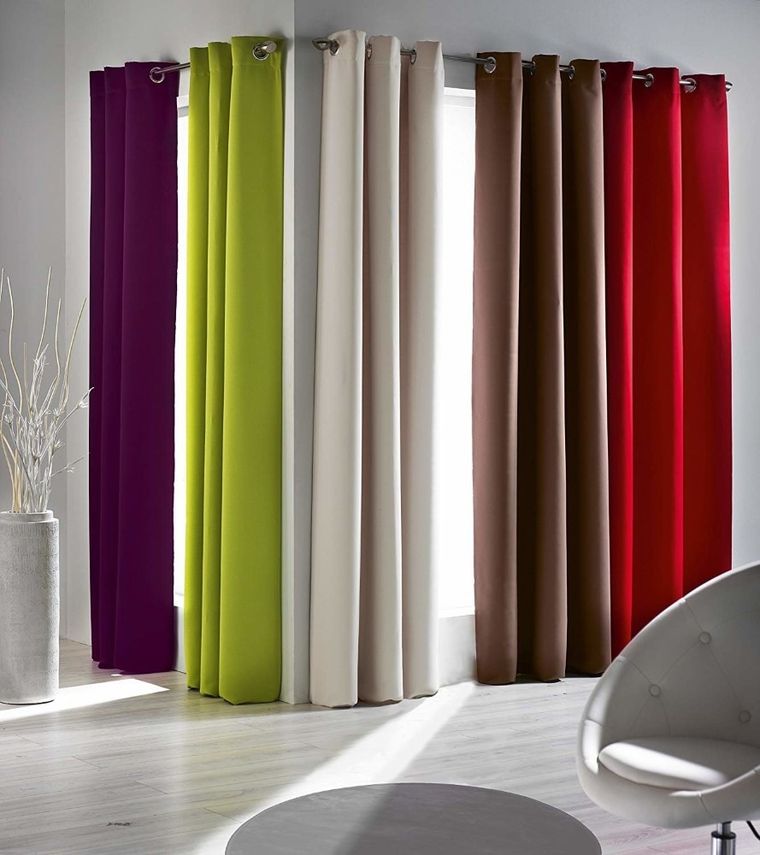 Douceur d'intérieur, zasłona zaciemniająca, szara, Slate, 140-240 cm