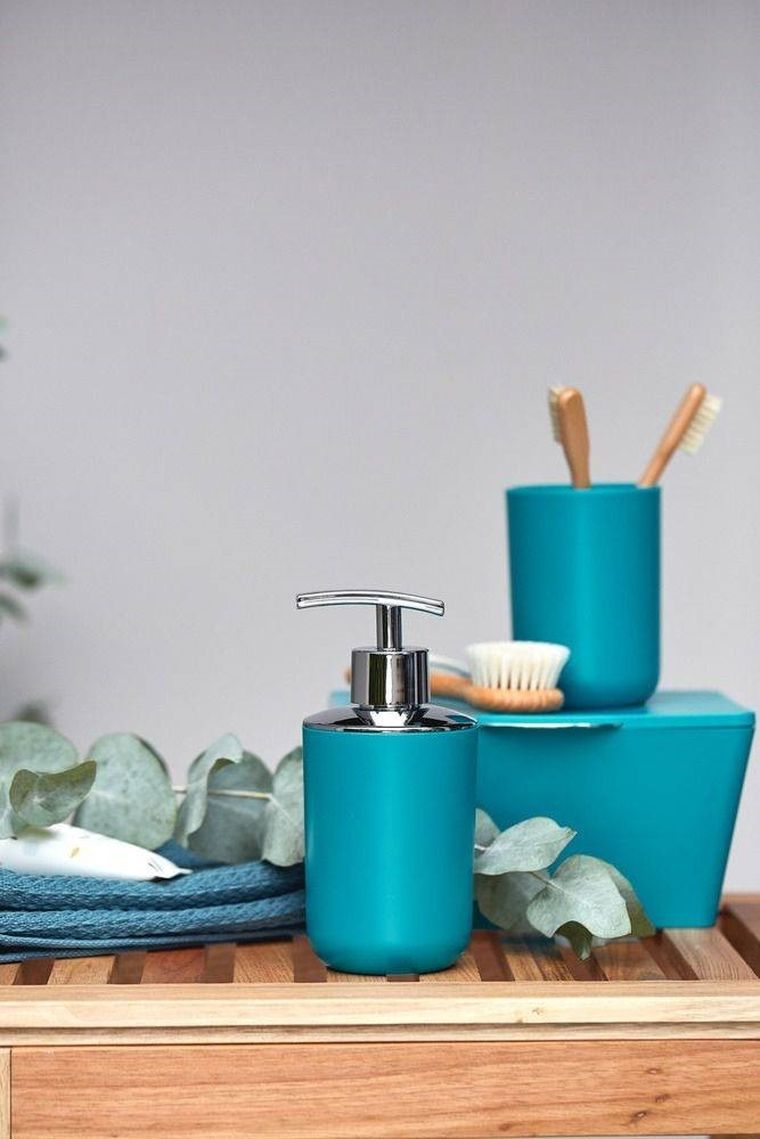 Dozownik do mydła, Brasil, turkusowy, 320 ml