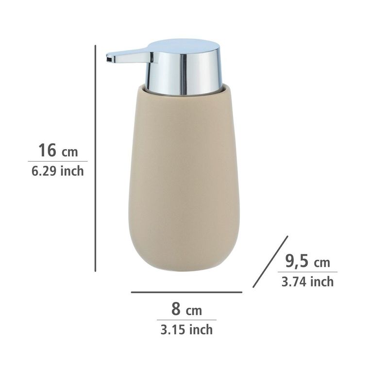 Dozownik na mydło, Badi, beżowy
