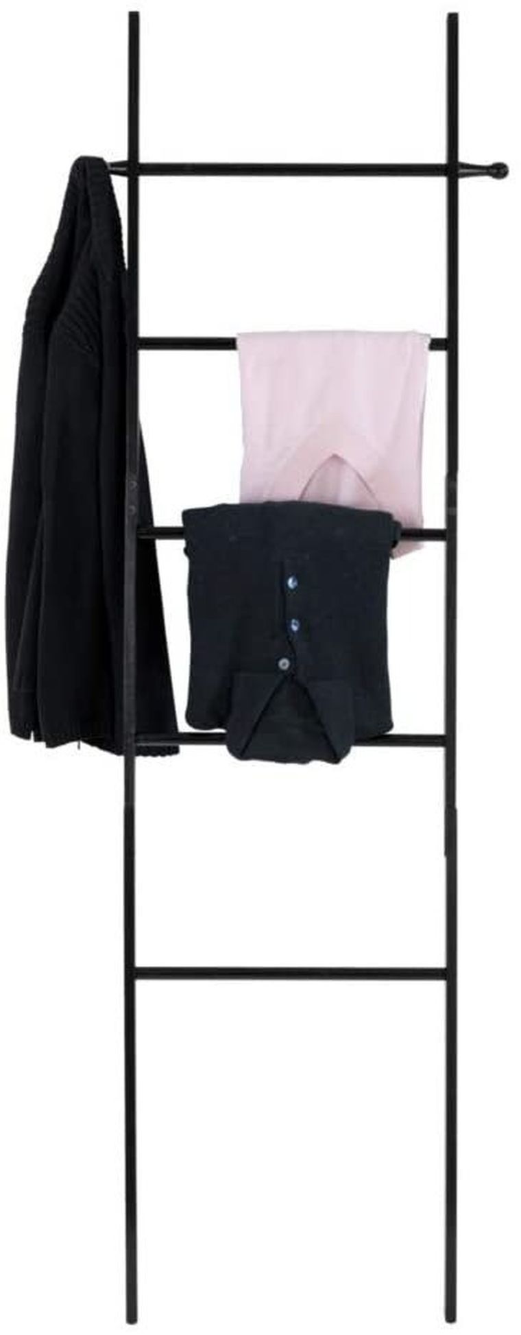 Drabina łazienkowa, Suri Bamboo, czarna