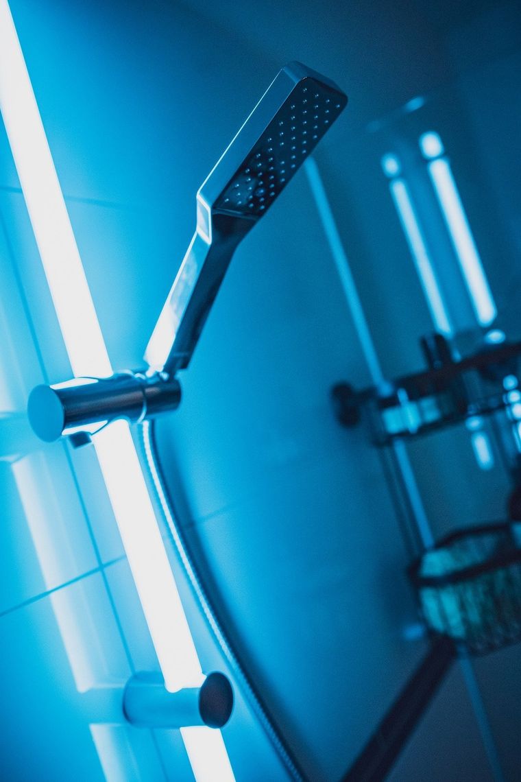 Drążek prysznicowy led, 94 cm