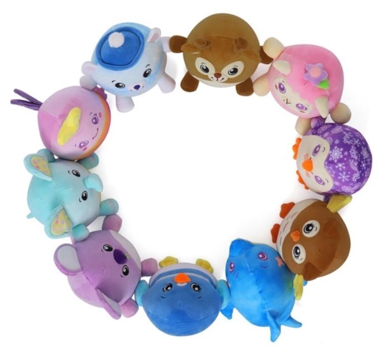 Dream Beams, Niedźwiedź polarny Mike, maskotka świecąca w ciemności, 18 cm