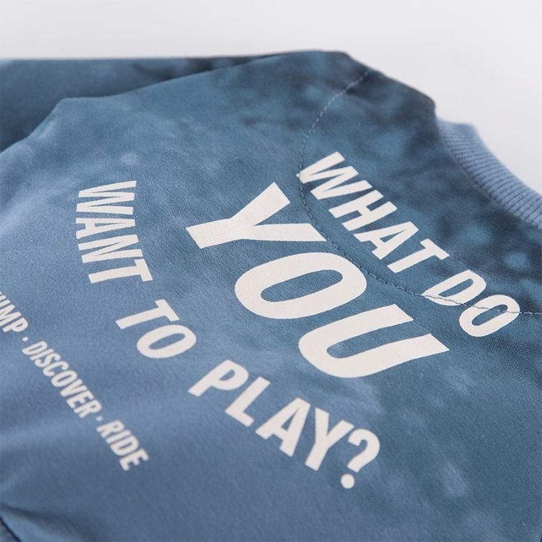 Dres chłopięcy, niebieski, Jump, Eevi