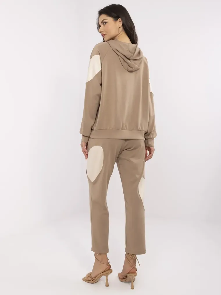 Dres damski, beżowy, Italy Moda