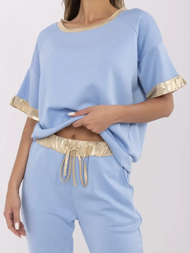 Dres damski, niebieski, Italy Moda