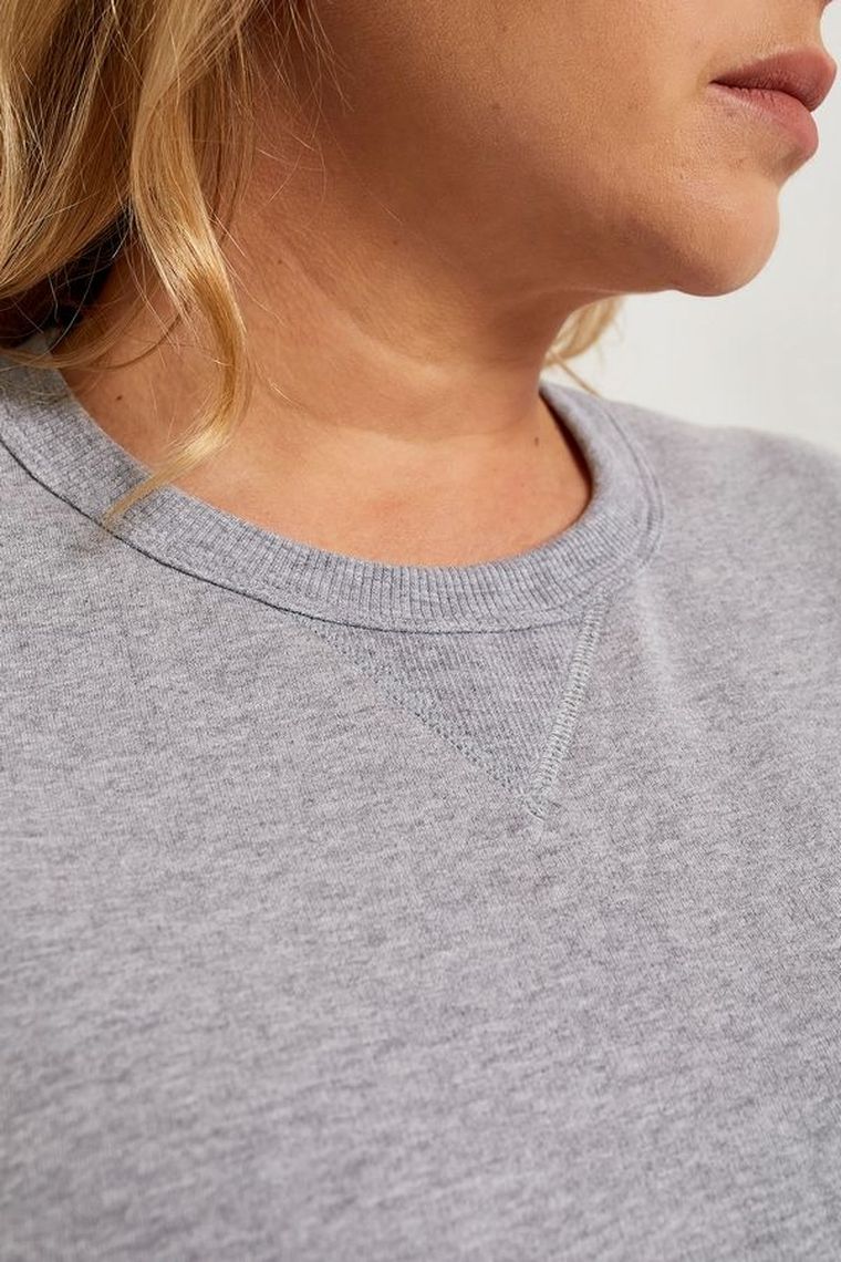 Dres damski, plus size, szary, Fox, Italian Fashion