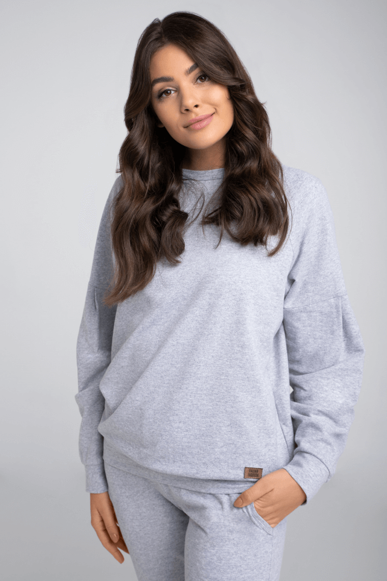 Dres damski, plus size, szary, Parma, Italian Fashion