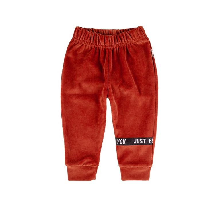 Dres dziecięcy, welurowy, brązowy, Tup Tup