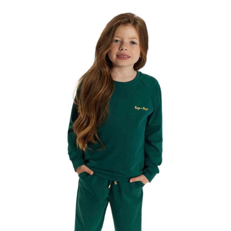 Dres dziewczęcy, zielony, Tup Tup