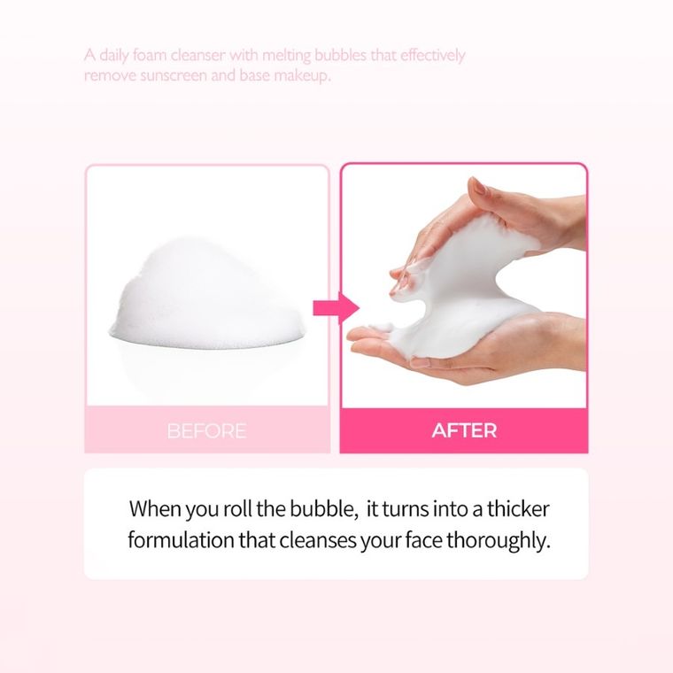 Dr.Melaxin, Melting Line, nawilżająca pianka oczyszczająca do twarzy, 150 ml