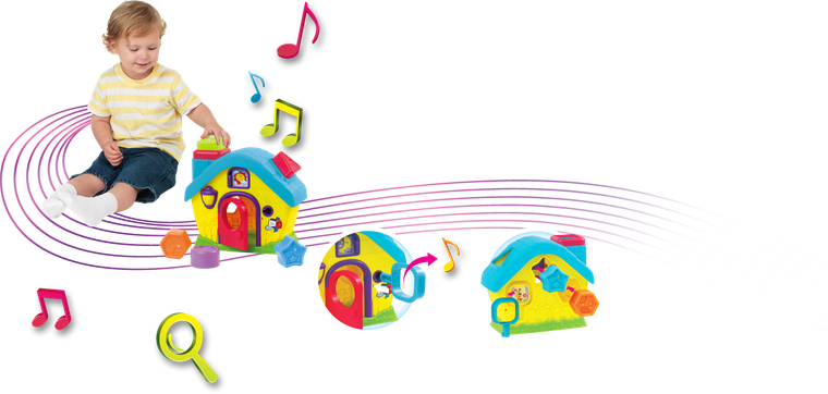 Dumel Discovery, Domek, sorter kształtów, zabawka niemowlęca