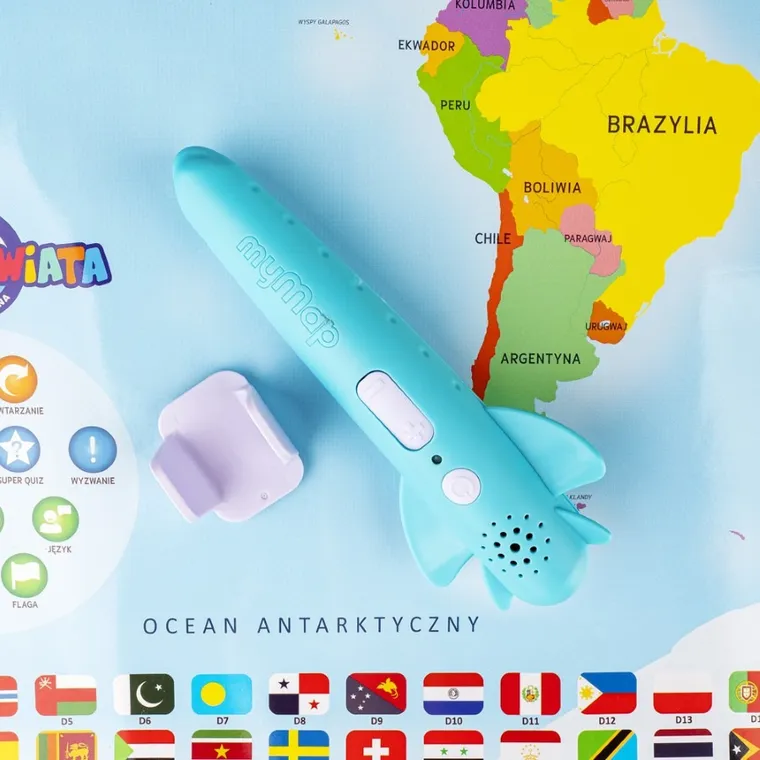 Dumel Discovery, Interaktywna mapa świata, zabawka edukacyjna