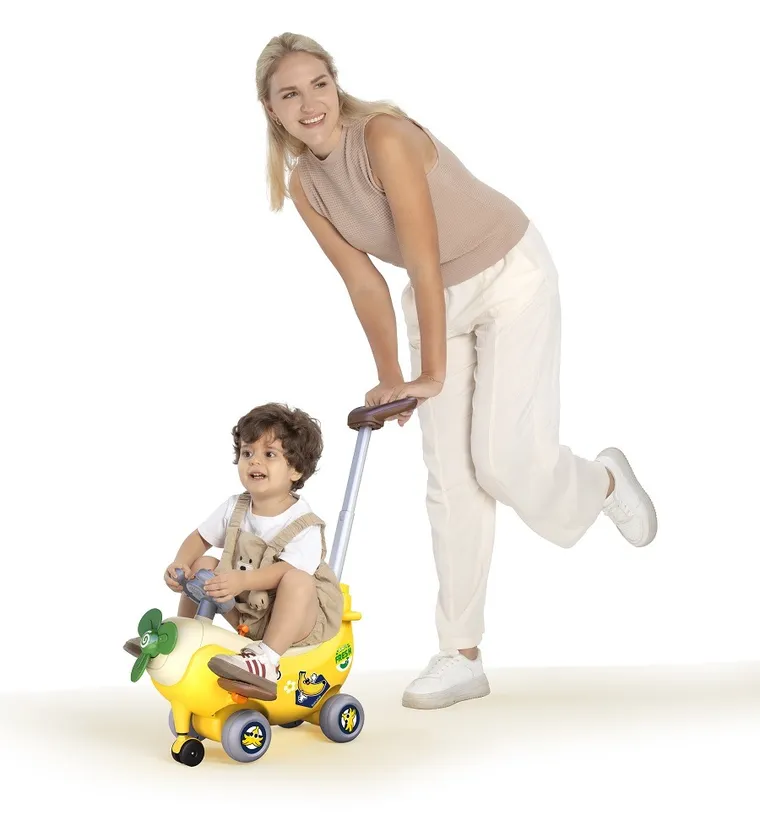 Dumel Discovery, Jeździk Banan 4w1, żółty samolot