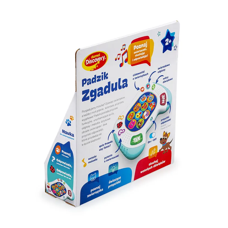 Dumel Discovery, Padzik Zgadula, poznaj zwierzęta, zabawka interaktywna