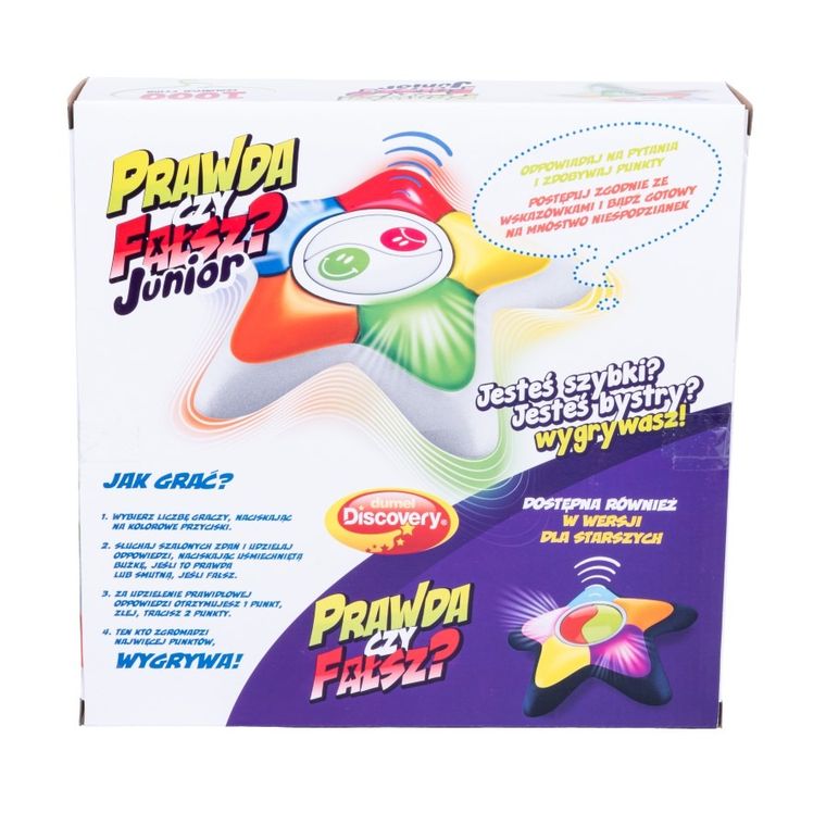 Dumel Discovery, Prawda czy Fałsz Junior, interaktywna gra familijna