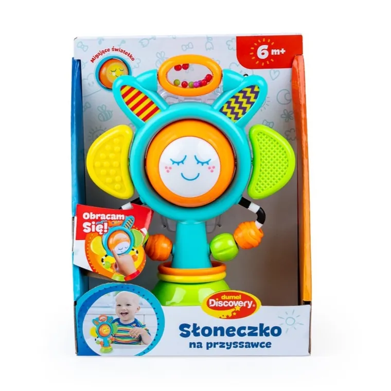 Dumel Discovery, słoneczko na przyssawce, zabawka interaktywna