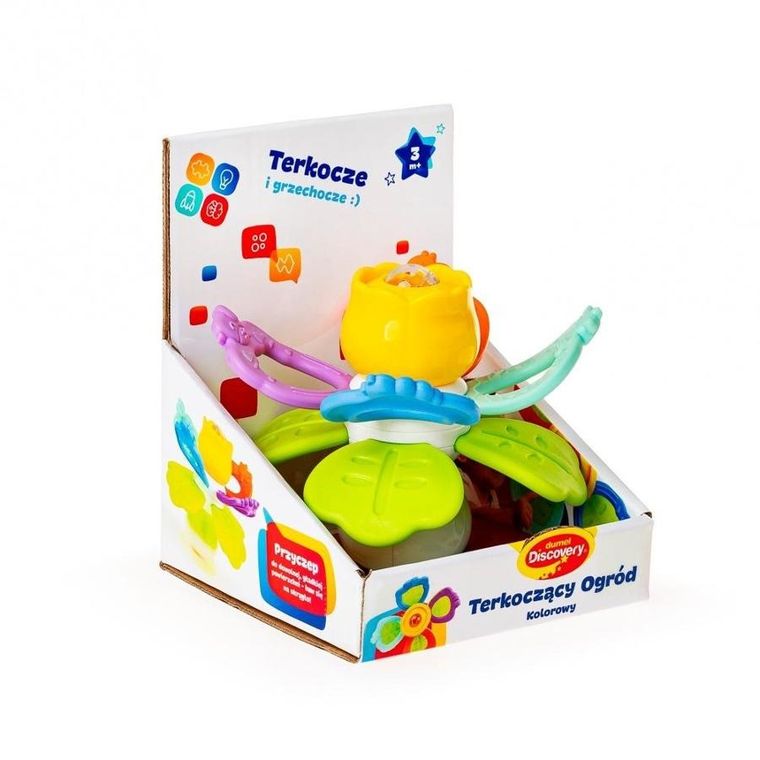 Dumel Discovery, Terkoczący Ogród z przyssawką, Kolorowy, zabawka niemowlęca