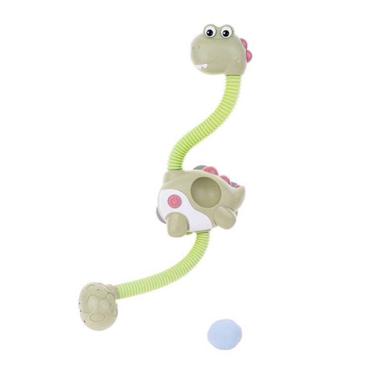 Dumel Discovery, wesoły prysznic, zakręcony dino, zabawka do wody