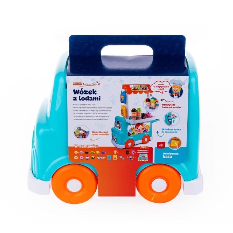 Dumel Discovery, Wózek z lodami, zestaw do odgrywania ról