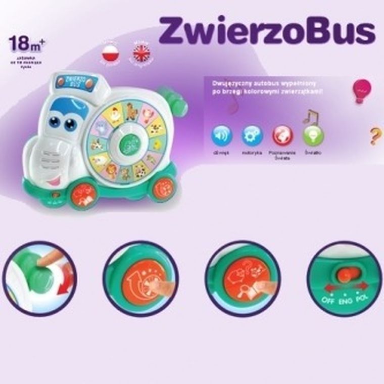 Dumel Discovery, Zwierzobus, zabawka interaktywna