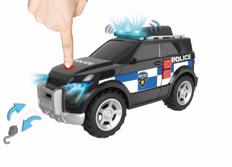 Dumel, Flota Miejska, samochód policji, pojazd interaktywny