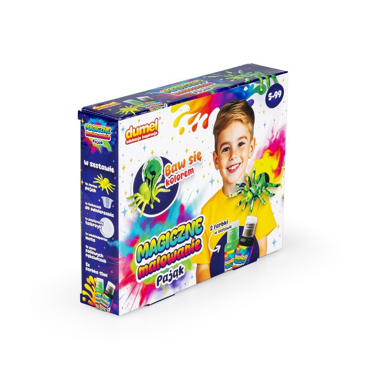 Dumel, Magiczne Malowanie, Pająk, zestaw kreatywny