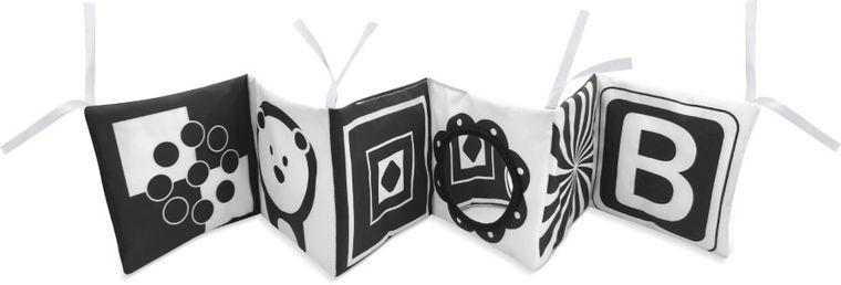 Dumel, miękka książeczka harmonijka, kontrast