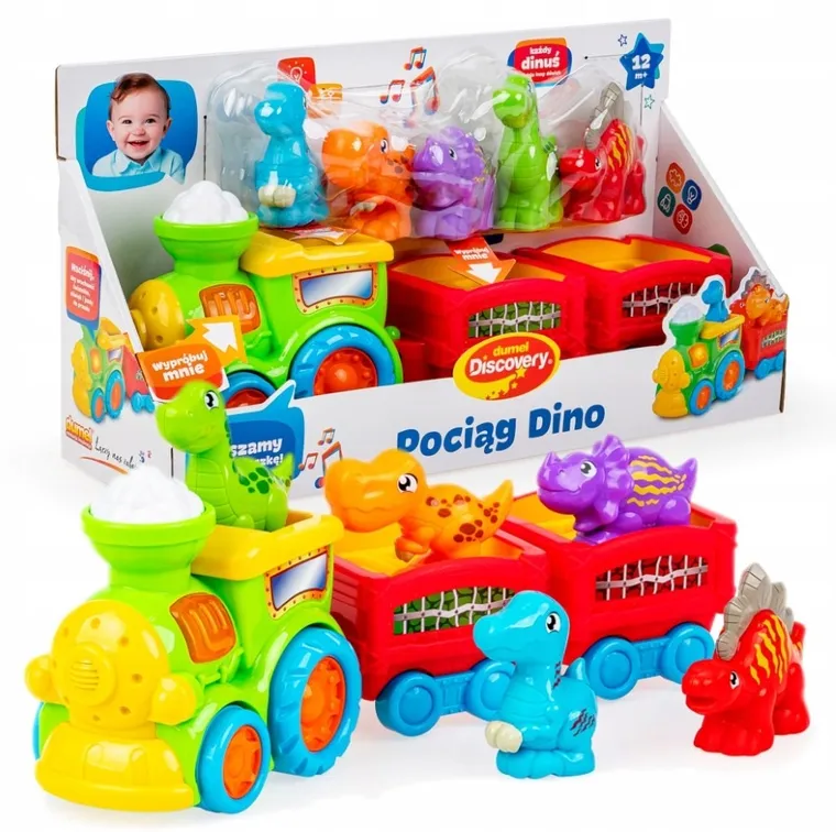 Dumel, pociąg, dino