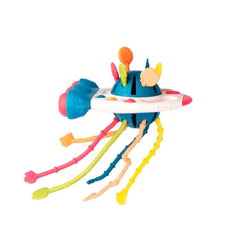 Dumel, Rakieta, Kolorowe Linki, przeciąganiec, zabawka sensoryczna