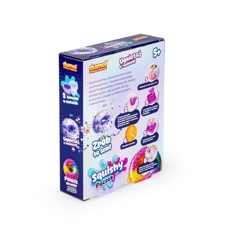 Dumel, Squishy, Pączek, zestaw kreatywny