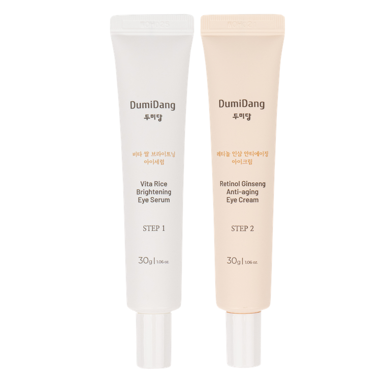 Dumidang, Rice & Ginseng Duo Eye Care, zestaw kremów po oczy, 2-30 g
