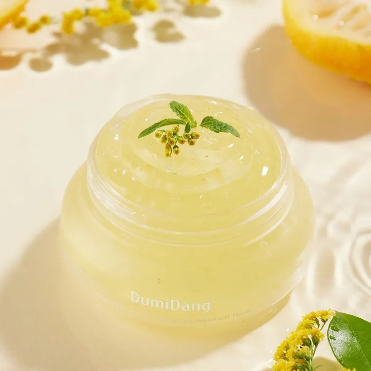 Dumidang, Yuzu Vitamin C Brightening, zmywalna maska do twarzy rozświetlająca wash-off, 140 g