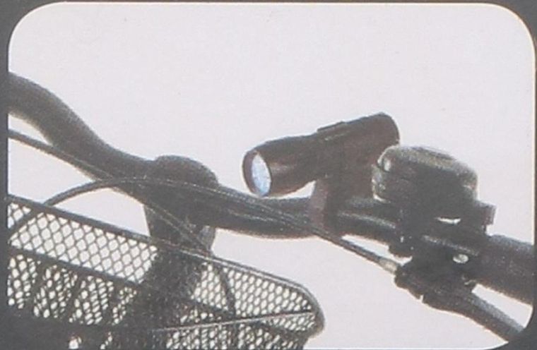 Dunlop, lampka rowerowa 2w1, na przód, 9 LED