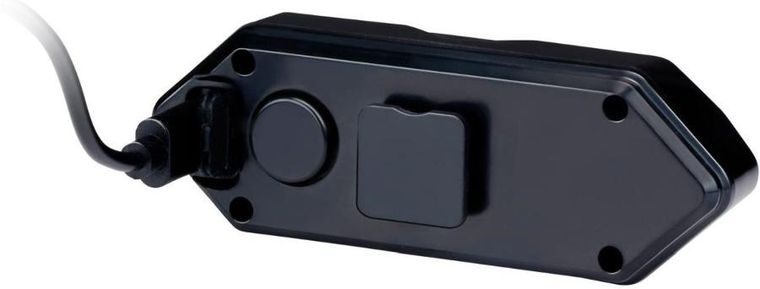 Dunlop, lampka rowerowa, tył, z sygnalizatorem LED